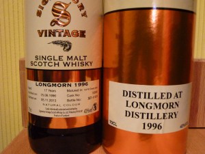Longmorn 1996, 17 Years Old, Cask No 105095, Signatory Vintage