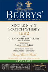 1992 Glenlossie BBR Label