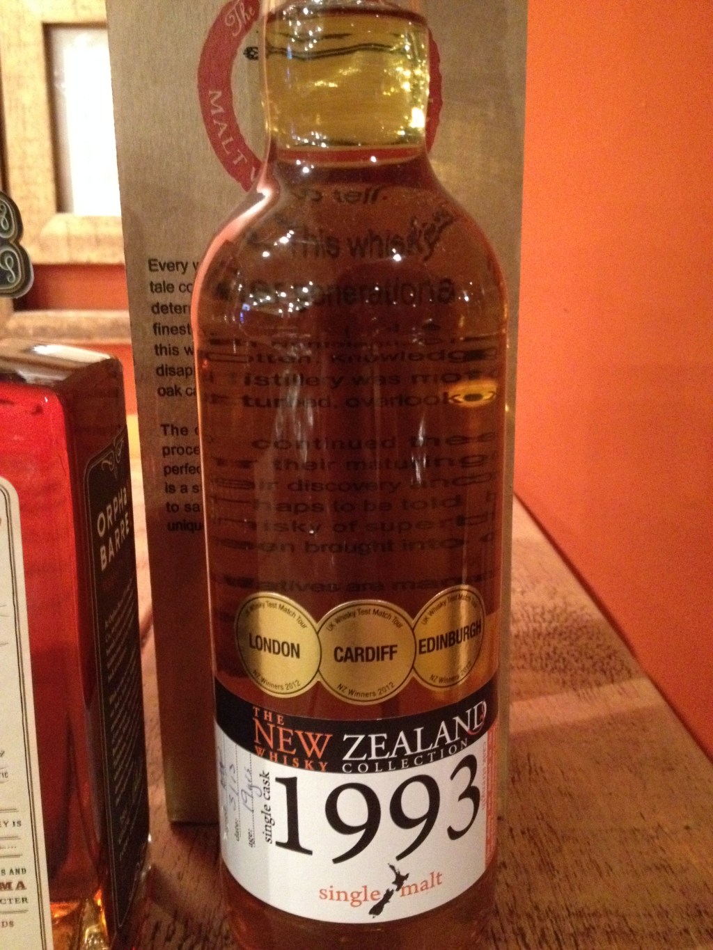 New Zealand 19 Years Old 1993 Cask&nbsp;#32