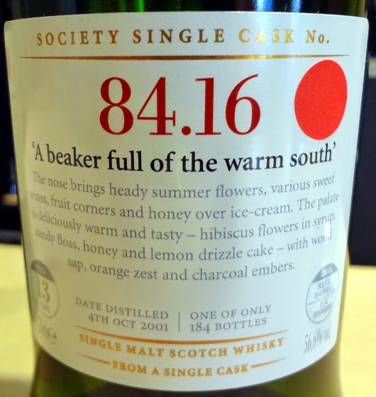 SMWS 84.16 A Beaker full of the warm&nbsp;south