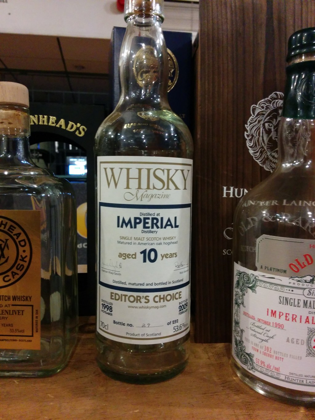 Imperial 10 Years Old 1998 Whisky&nbsp;Magazine