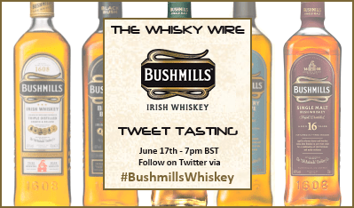 #BushmillsWhiskey Tweet Tasting