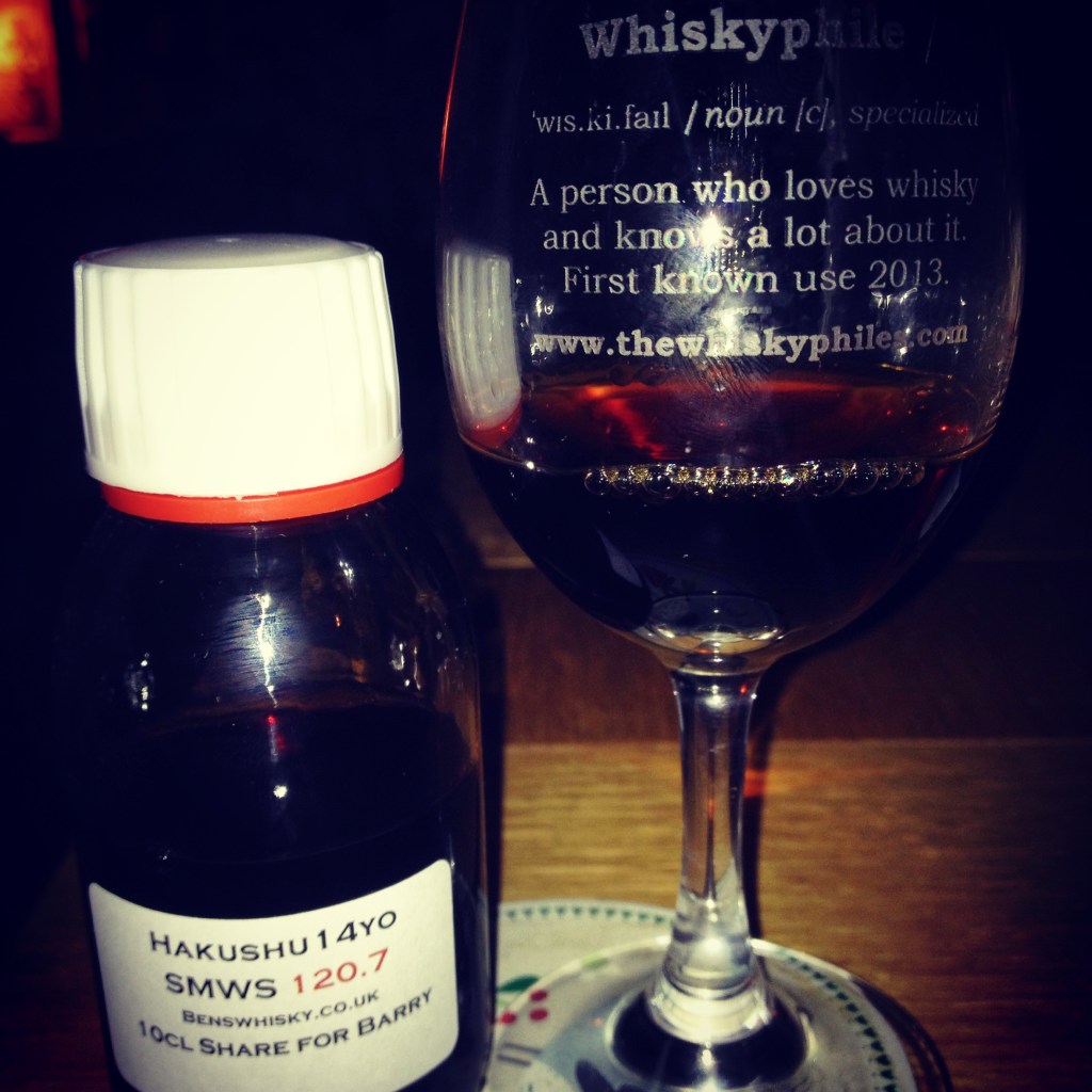 SMWS 120.7 Sweet, fragrant and satisfying