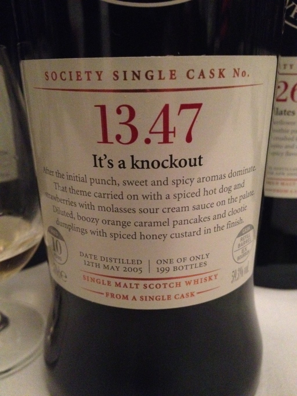 SMWS 13.47 it's a knockout