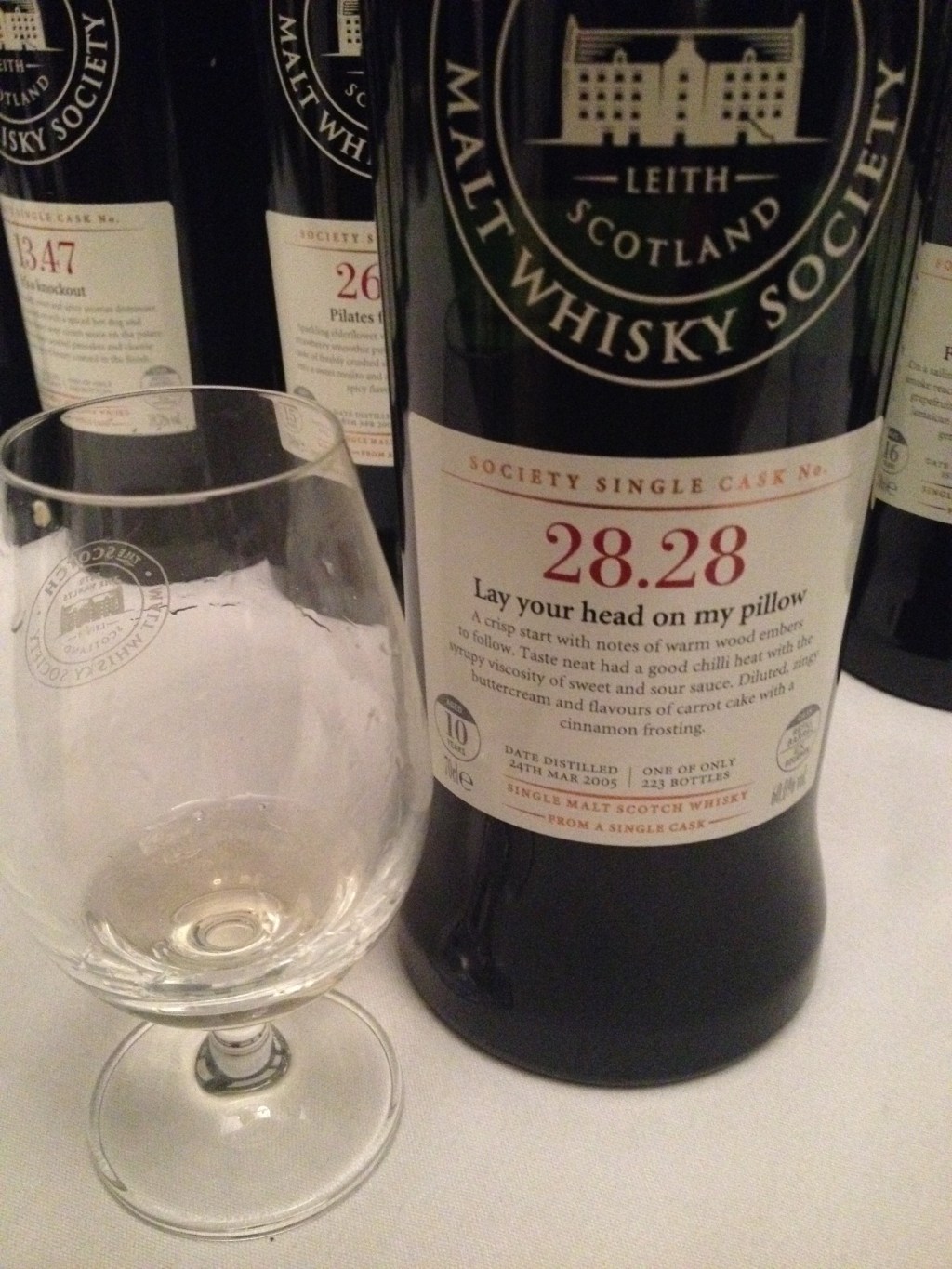 SMWS 28.28 Lay your head on my pillow