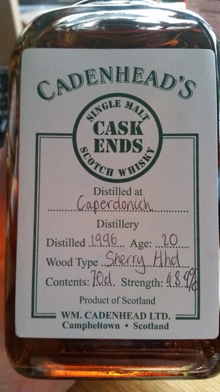 Caperdonich 20 Years Old 1996 Cask&nbsp;Ends