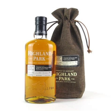 Highland Park 12 Year Old 2005 Single Cask Gatwick&nbsp;WDF