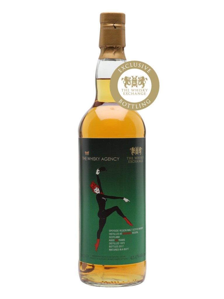 Speyside region 1973 blended malt scotch whisky bottled for the whisky exchange