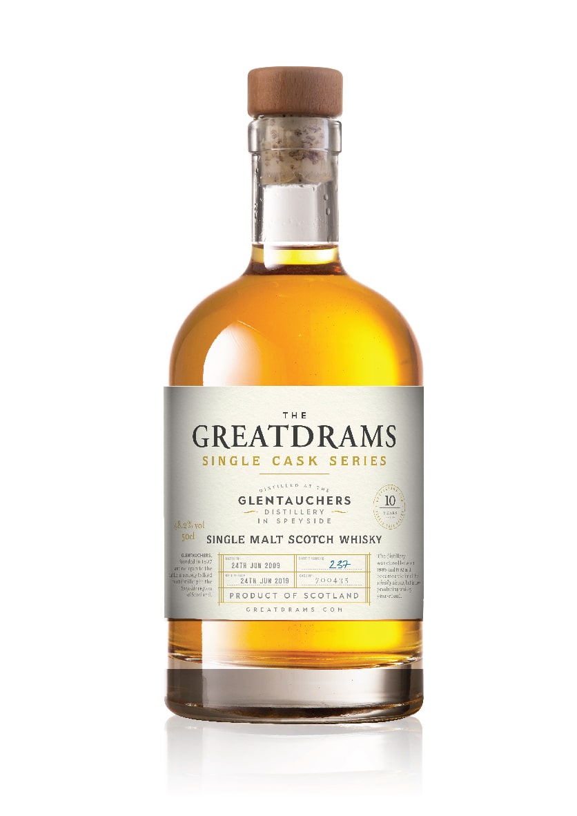 Glentauchers 10 Years Old 2009 Single Cask Series (Great&nbsp;Drams)